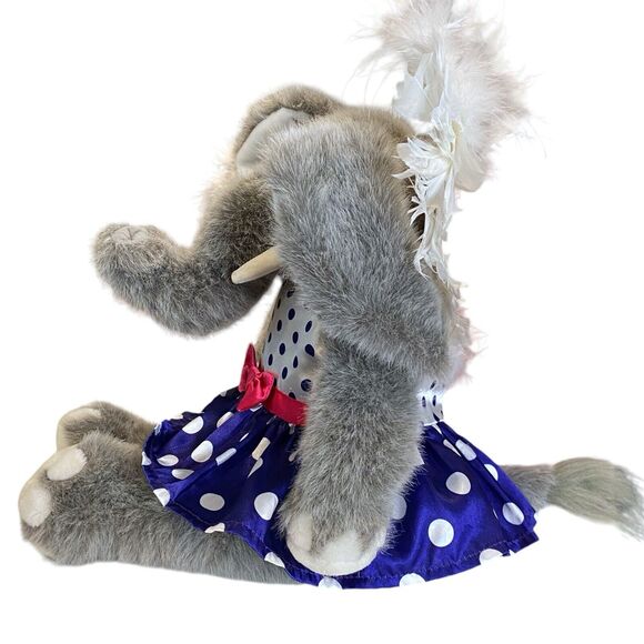 Build A Bear Elephant Angel Wings Dress Set Vintage 1997 Holiday Christmas Gift - Picture 4 of 11